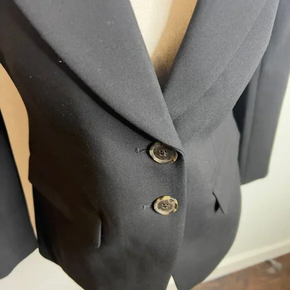 J.Crew $248 Petite Madelyn blazer in four-season stretch Black Size P0 CD083